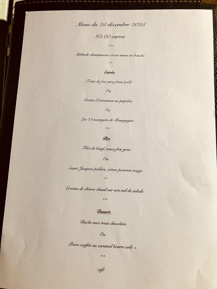 La Cantine - Menu Image 1